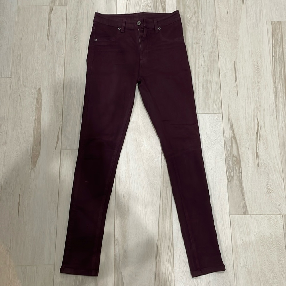 Maroon Skinny Jeans